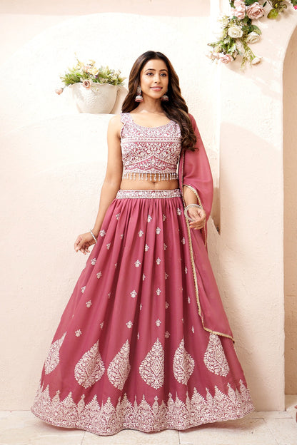 Graceful Georgette Lehenga Choli - Timeless Elegance for Every Occasion