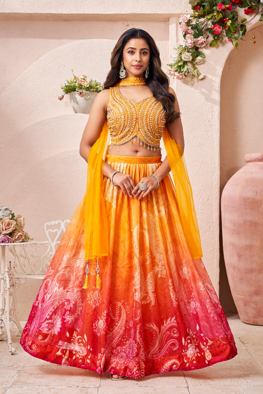 Graceful Georgette Lehenga Choli - Timeless Elegance for Every Occasion